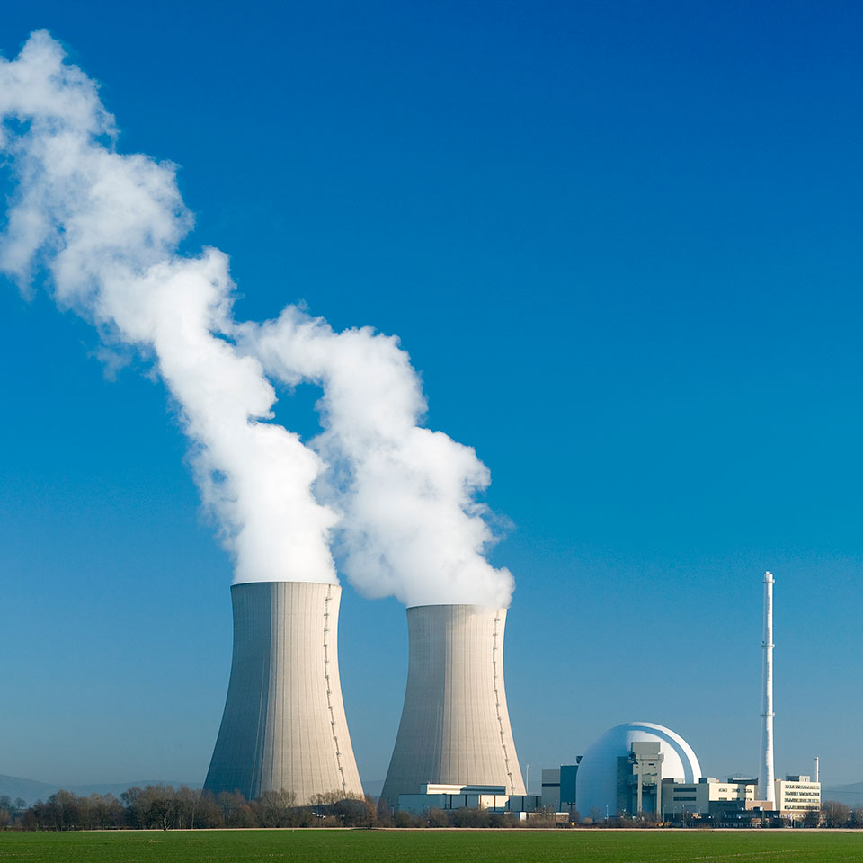 Nuclear facility cooling tower